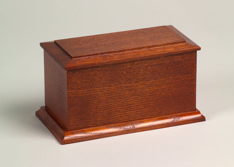 Arlington Series Wooden Urn - Mahogany