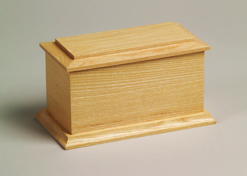 Arlington Series Wooden Urn - Natural