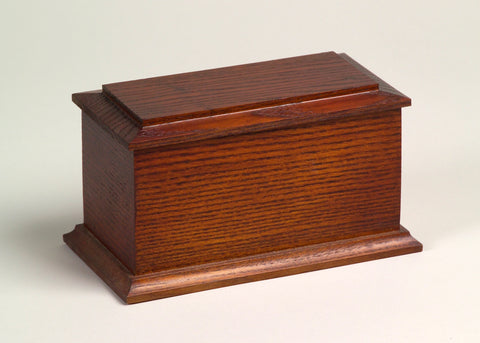 Arlington Series Wooden Urn - Oak