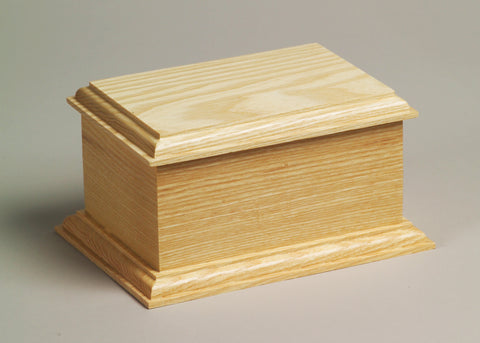 Belmont Series Wooden Urn - Natural