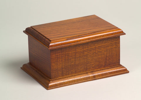 Belmont Series Wooden Urn - Oak