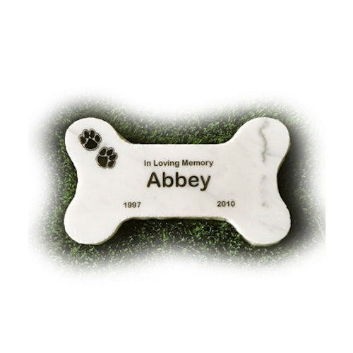 Dog Bone Marker-Marble Dog Bone Marker-Marble