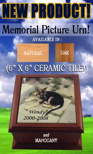 Memorial Nameplate Urn 2 - Natural